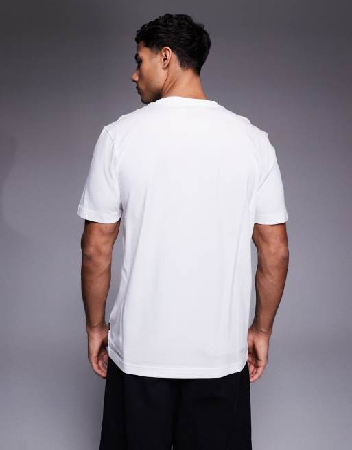 BOSS Orange – Lupo – T-Shirt in Weiß mit Eisbär-Print auf der Brust und regulärer Passform, 3 von 5