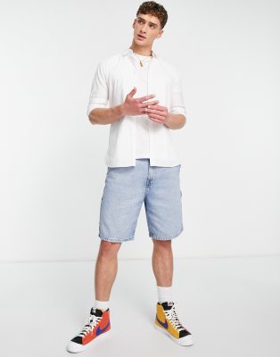 BOSS Orange Magneton shirt in white - ASOS Price Checker