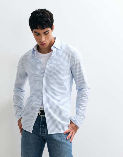 Boss Orange my soft slim fit shirt in light blue, 2 of 5