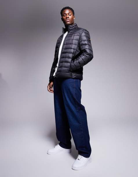 BOSS Orange Oden2 lightweight puffer jacket slim fit in black - view 1