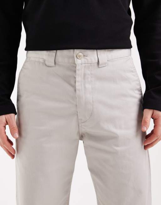 BOSS Orange - Pantalon chino droit - Gris clair, 4 de 5