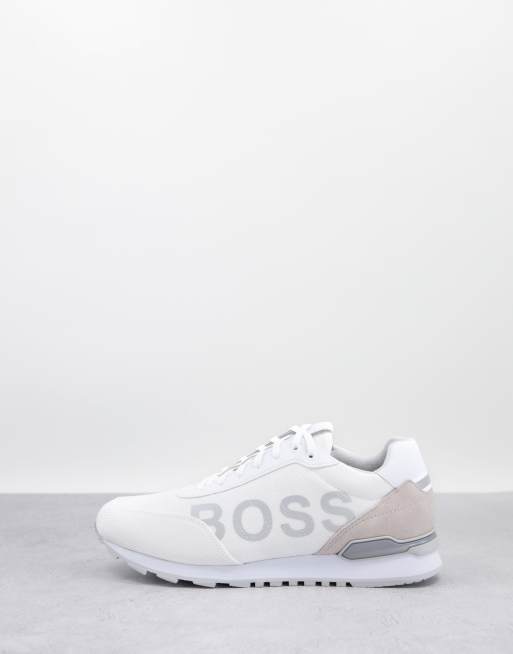 BOSS Orange Parkour sneakers in white ASOS