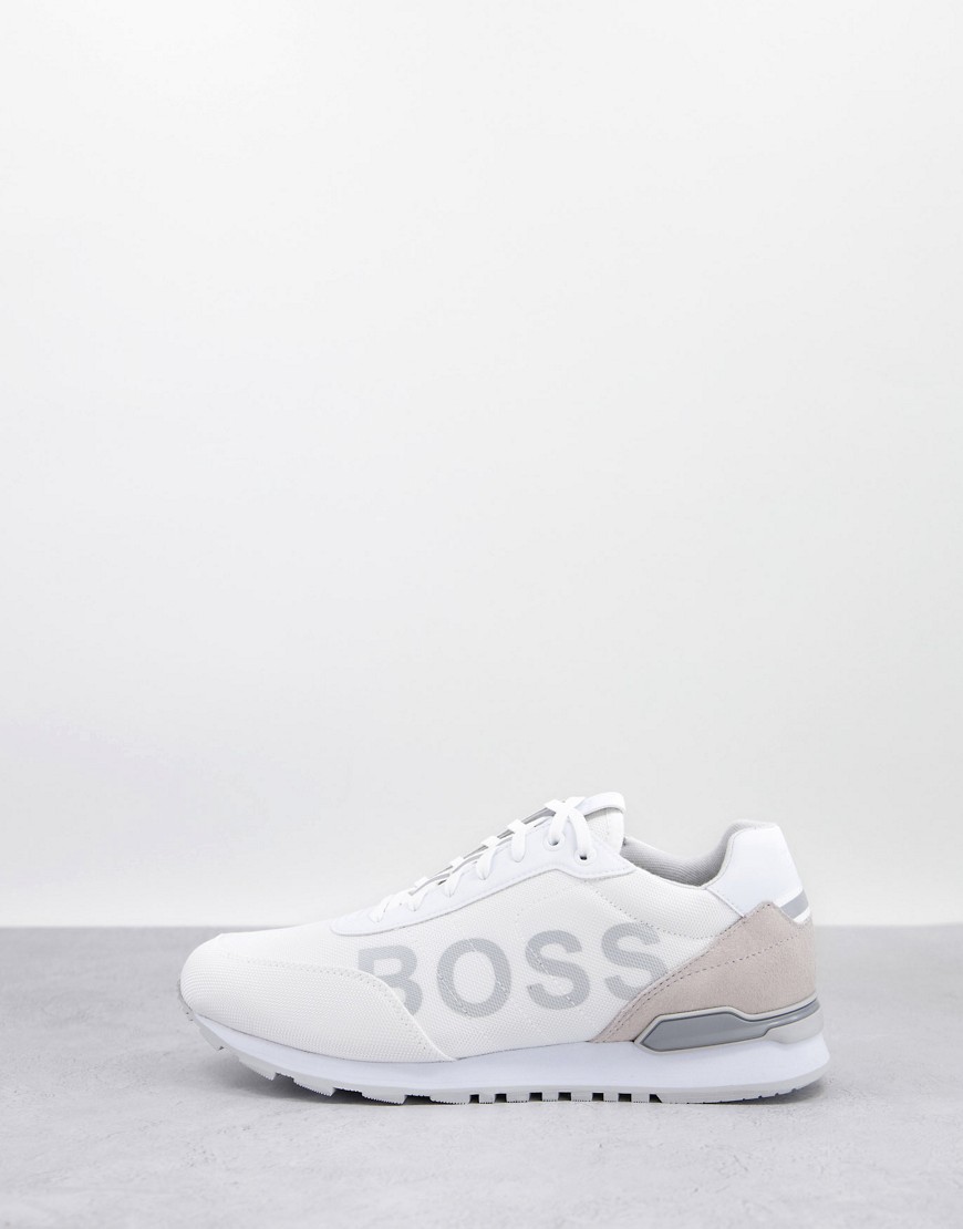 BOSS Orange Parkour trainers in white