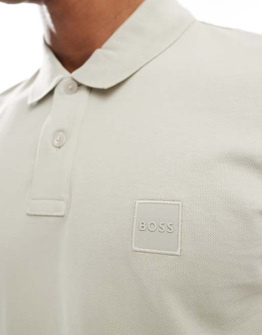 BOSS Orange - Passenger - Lys beige poloskjorte, 3 af 4