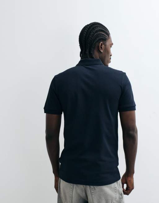 BOSS Orange - Passenger - Polo ajusté en piqué - Bleu foncé, 5 de 5