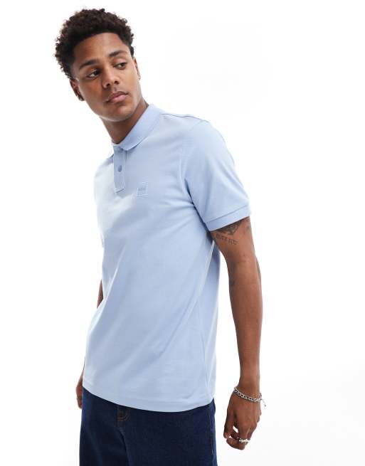 BOSS Orange - Passenger - Polo color azzurro