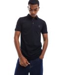 BOSS Orange Passenger polo in black