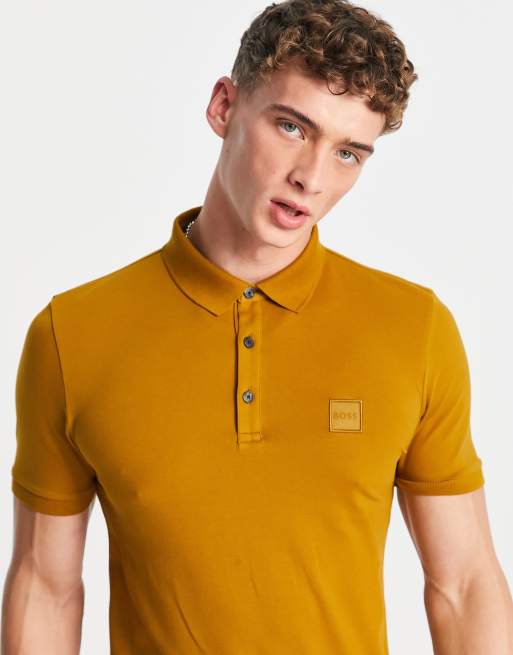 BOSS Orange Passenger polo in khaki