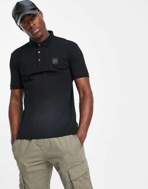 Hugo boss polo discount zwart