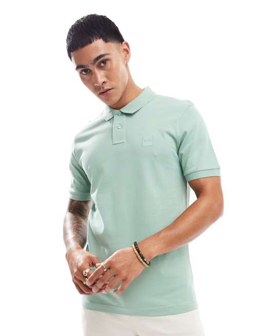 BOSS Orange passenger polo shirt in green