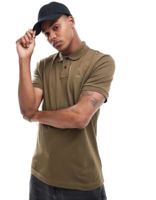 BOSS Orange BOSS Orange passenger polo shirt in khaki-Green