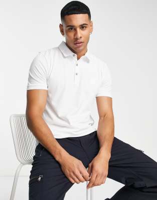 BOSS Orange Passenger polo top in white - ASOS Price Checker