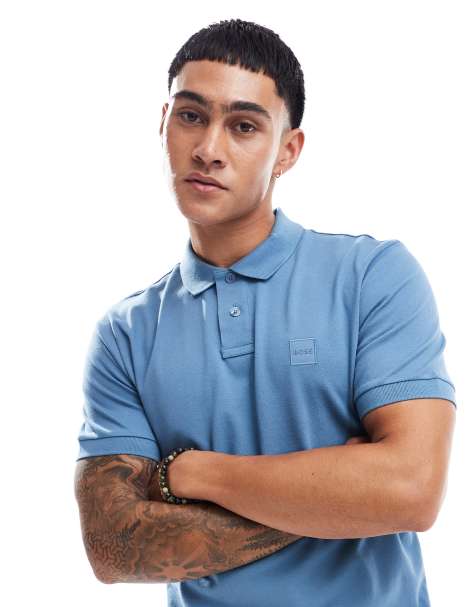 BOSS Orange - Passenger - Poloshirt in blauw - view 1