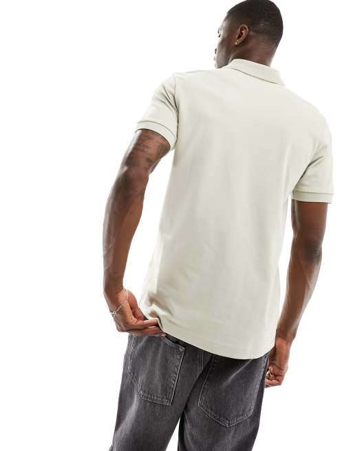 BOSS Orange - Passenger - Slim-fit polo in lichtbeige, 3 van 4