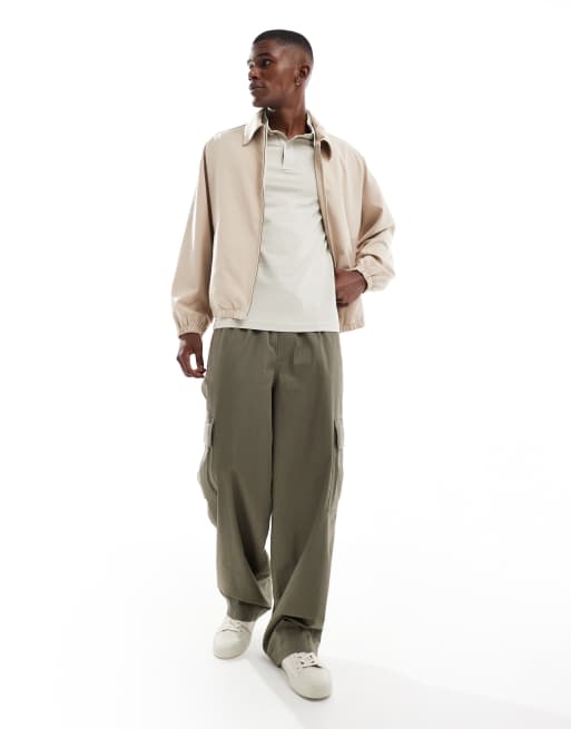 BOSS Orange - Passertip - Polo coupe slim en piqué avec liseré et logo emblématique - Beige clair, 4 de 4