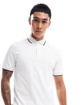 [BOSS Orange] BOSS Orange Passertip polo shirt in white S White