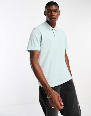 BOSS Orange Peneon relaxed fit polo shirt in open blue | ASOS