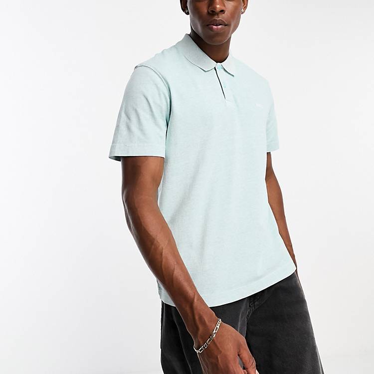 BOSS Peneon relaxed fit polo shirt in open blue ASOS