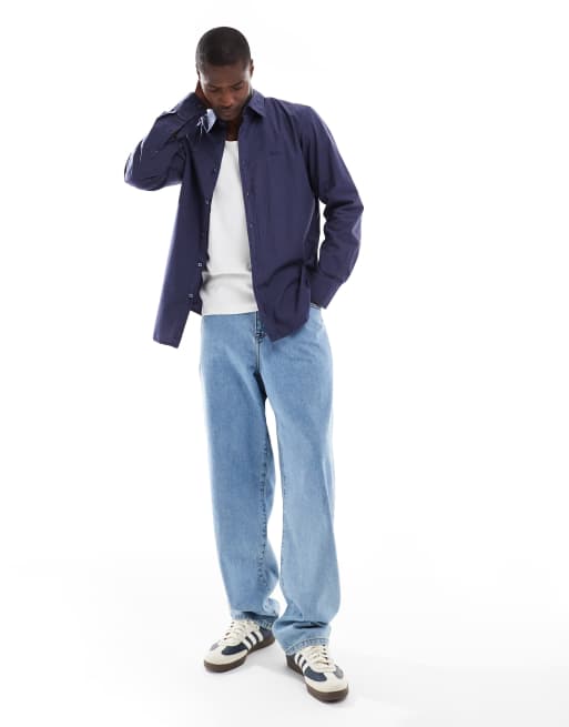Boss Orange Relegant shirt in navy, 3 of 4