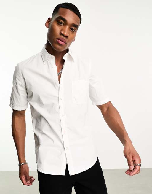 Boss white short sleeve on sale shirt