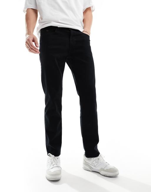 BOSS Orange - ReMaine - Jeans met rechte pijpen in zwart, 3 van 5