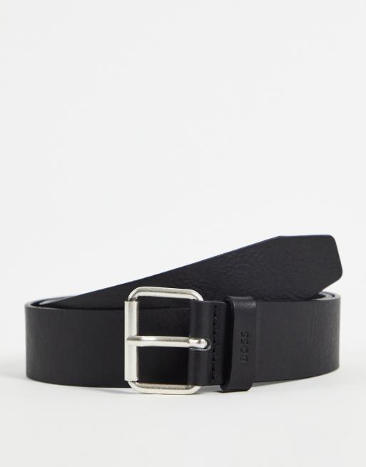 BOSS Orange Serge belt in black | ASOS