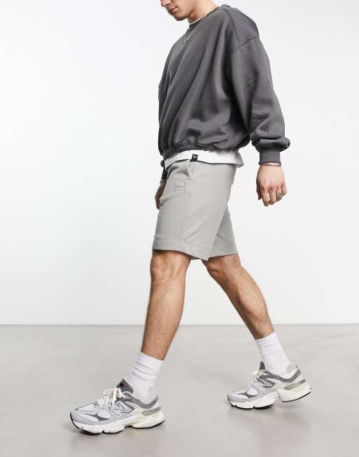 BOSS Orange – Sewalk – Jersey-Shorts in Grau
