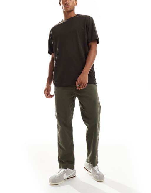 Boss Orange straight fit chino in green, 2 of 5