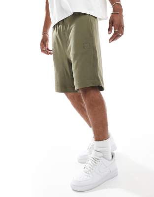Hugo Boss Sweat Shorts In Green