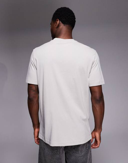 BOSS Orange - T-shirt grigia con stampa di orso, 3 di 5