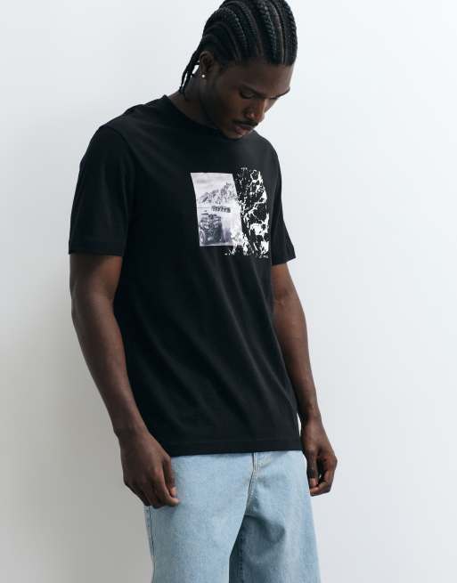 Boss Orange T-shirt med grafisk print i sort, 2 af 5