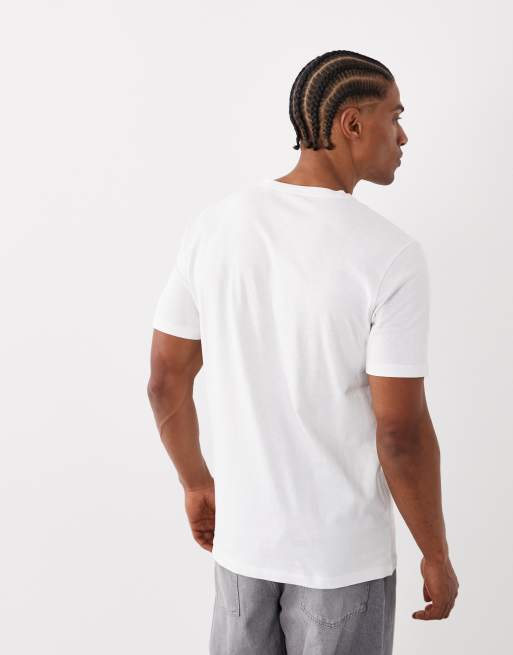 BOSS Orange – Tales – Biały T-shirt z logo w ramce, 3 z 5