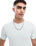 [BOSS Orange] BOSS Orange Tales box logo relaxed fit t-shirt in light blue XL Light Blue