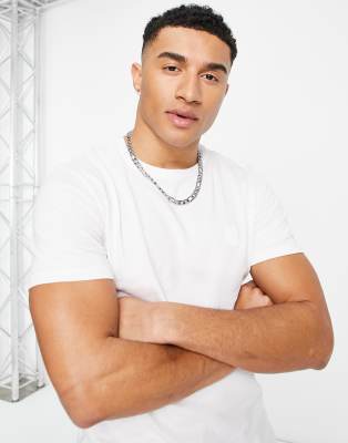 Hugo Boss Tales Box Logo T-shirt In White