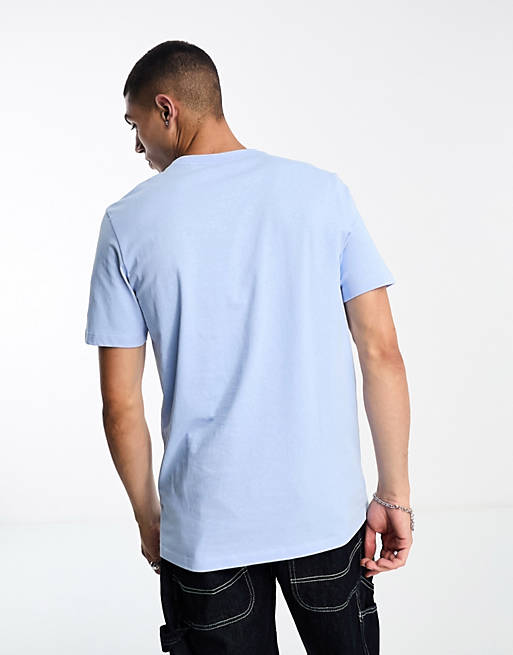 BOSS Orange Tales relaxed fit t-shirt in blue | ASOS
