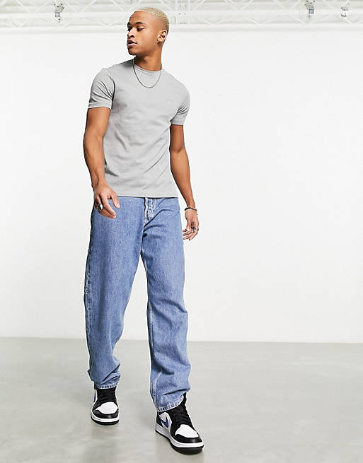 BOSS Orange Tales relaxed fit t-shirt in grey | ASOS