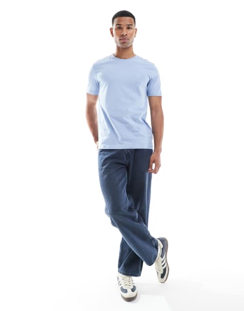 BOSS Orange – Tales – T-Shirt in Blau - view 1