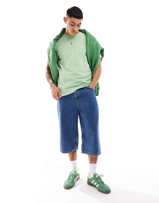 BOSS Orange - Tales - T-shirt verde con logo