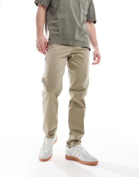 Boss Orange tapered chinos in beige - view 1