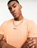 BOSS Orange TChup relaxed fit t-shirt in pastel orange