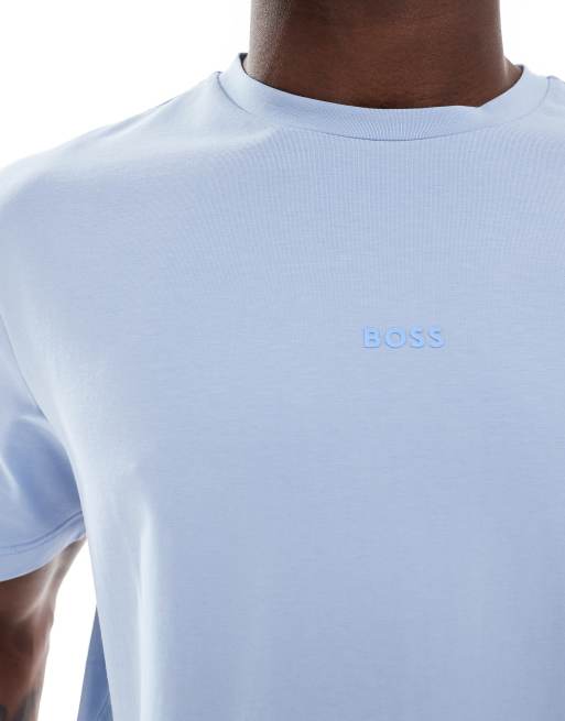 BOSS Orange - Tchup - T-shirt azzurra, 2 di 4