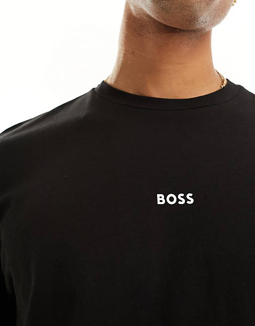 BOSS Orange Tchup t-shirt in black | ASOS