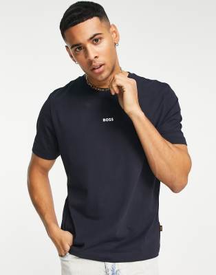 BOSS Orange Tchup t-shirt in navy | ASOS