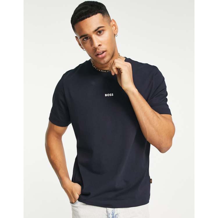 BOSS Orange Tchup t-shirt in navy | ASOS