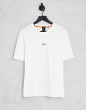 BOSS Orange Tchup t-shirt in black | ASOS