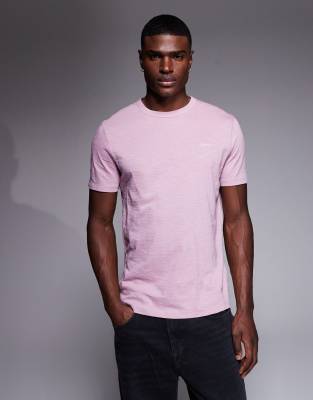 BOSS Orange tegood t-shirt in light purple