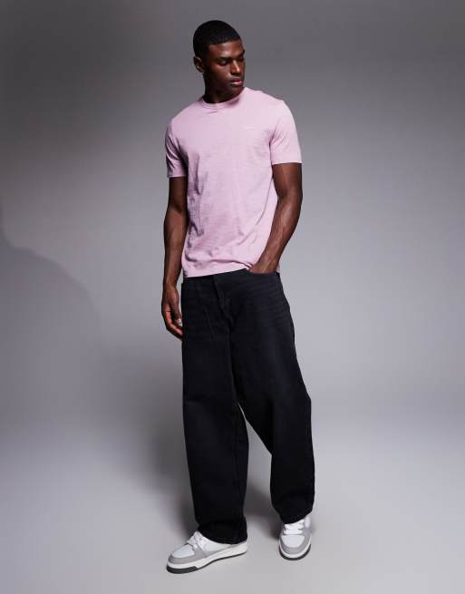 BOSS Orange Tegood t-shirt in light purple, 2 of 5