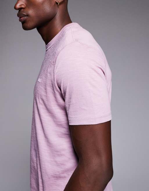 BOSS Orange Tegood t-shirt in light purple, 4 of 5