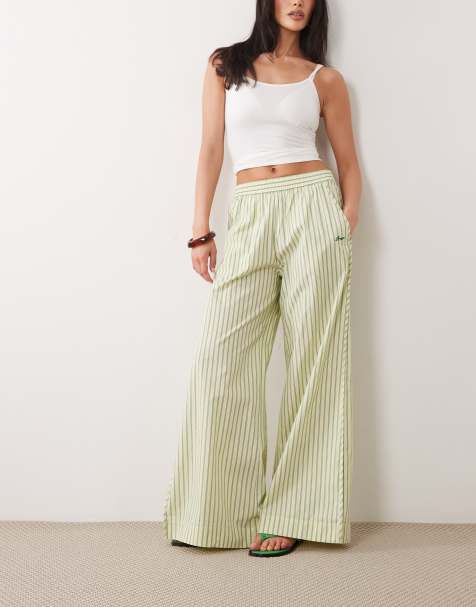 BOSS Orange - Tiplyn - Pantalones verde claro holgados - view 1