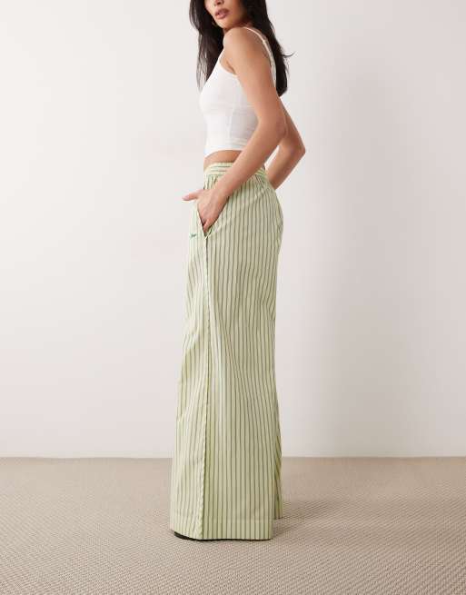 BOSS Orange tiplyn relaxed fit pants in light green, 2 of 5